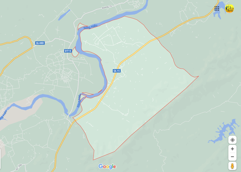 Hình ảnh vị trí địa lý tại Nghĩa bình, Tân kỳ, Nghệ an