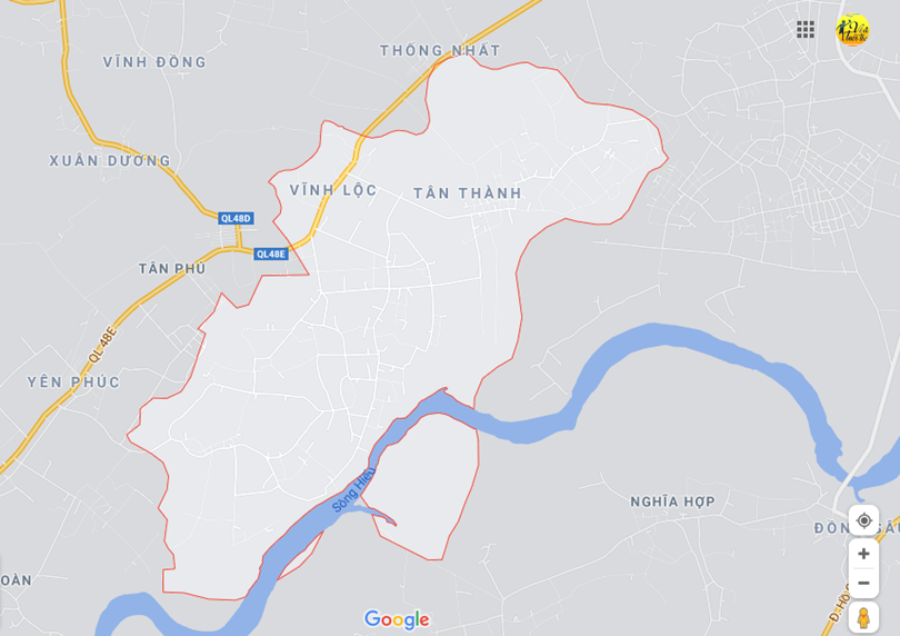 Hình ảnh vị trí địa lý tại Nghĩa thái, Tân kỳ, Nghệ an