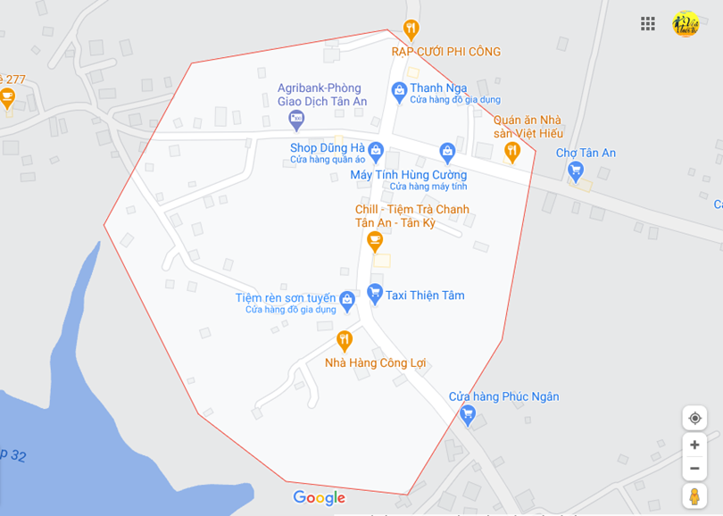 Hình ảnh vị trí địa lý tại Tân an, Tân kỳ, Nghệ an