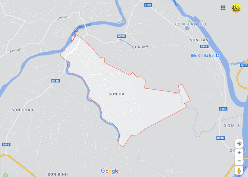 Hình ảnh vị trí địa lý tại Sơn hà, Hương sơn, Hà tĩnh