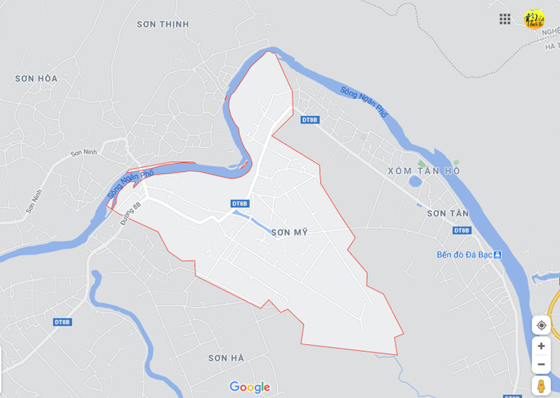 Hình ảnh vị trí địa lý tại Sơn mỹ, Hương sơn, Hà tĩnh