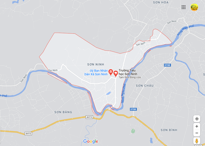 Hình ảnh vị trí địa lý tại Sơn ninh, Hương sơn, Hà tĩnh