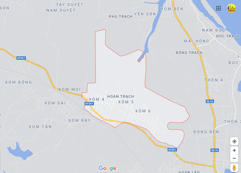 Ảnh vị trí địa lý tại Hoàn trạch, Bố trạch, Quảng bình