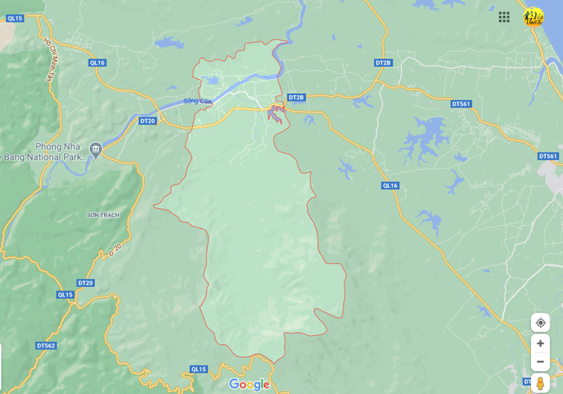 Ảnh vị trí địa lý tại Hưng trạch, Bố trạch, Quảng bình