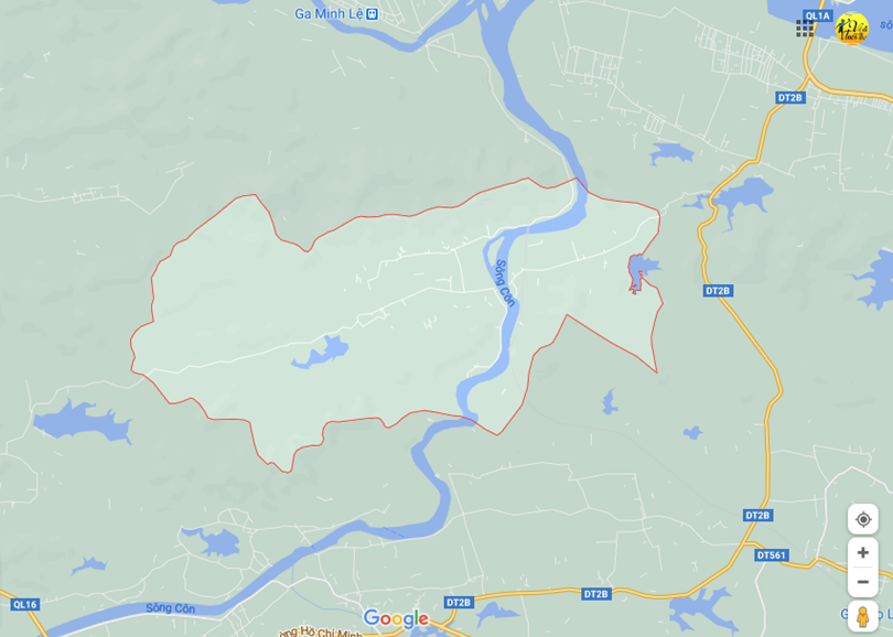 Ảnh vị trí địa lý tại Liên trạch, Bố trạch, Quảng bình