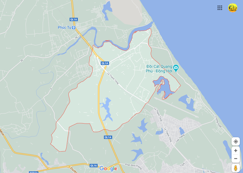 Ảnh vị trí địa lý tại Lý trạch, Bố trạch, Quảng bình