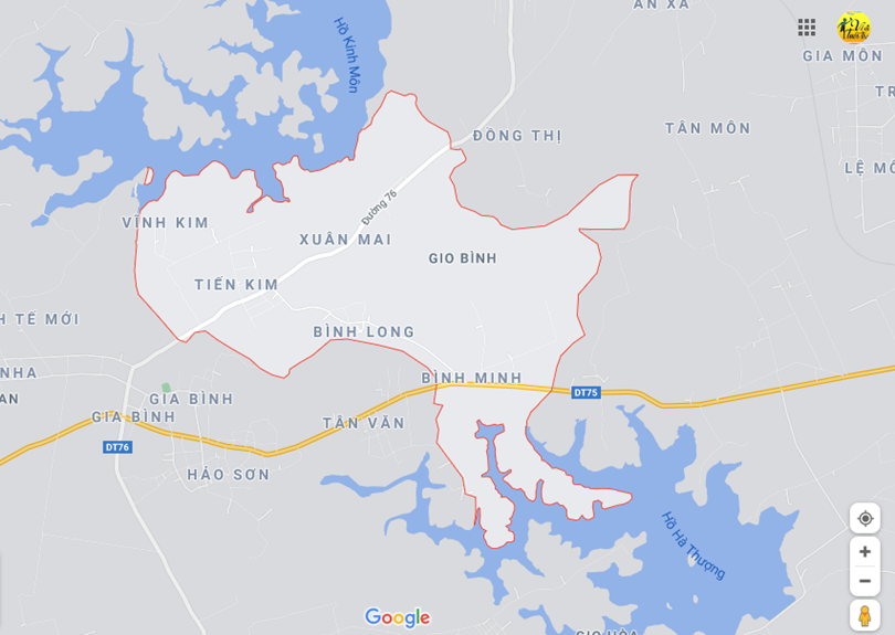 Hình ảnh vị trí địa lý tại Gio bình, Gio linh, Quảng trị