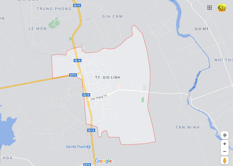 Hình ảnh vị trí địa lý tại thị trấn Gio linh, Gio linh, Quảng trị