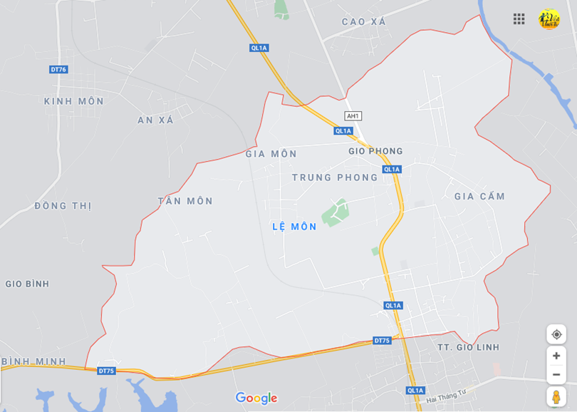 Hình ảnh vị trí địa lý tại Gio phong, Gio linh, Quảng trị