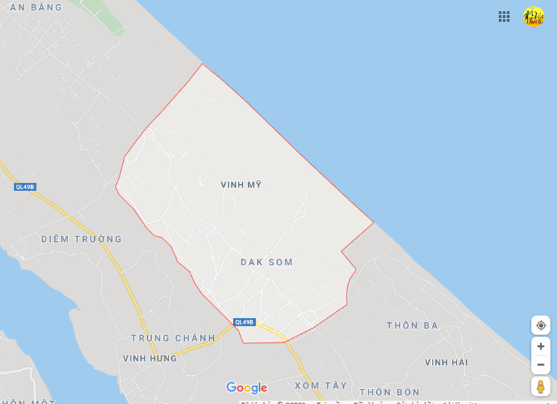 Ảnh bản đồ tại Vinh mỹ, Phú lộc, Thừa thiên huế