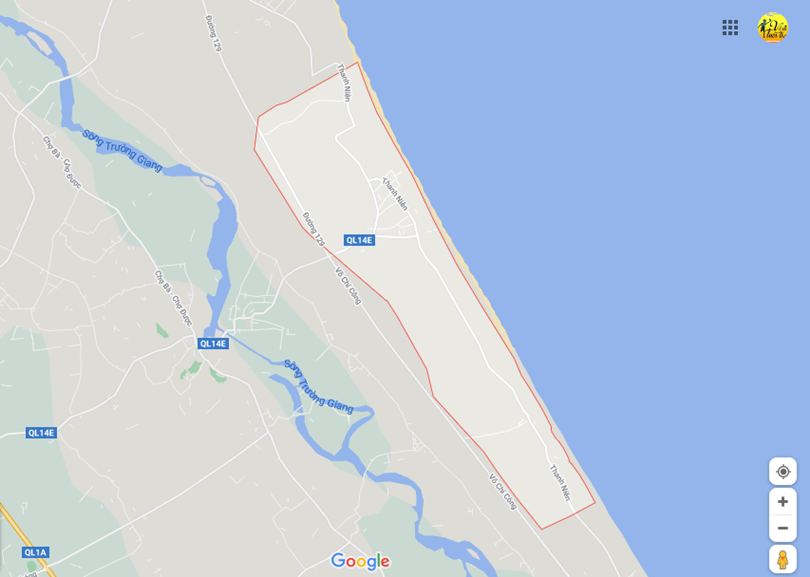 Hình ảnh vị trí địa lý tại Bình minh, Thăng bình, Quảng nam