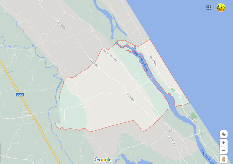 Hình ảnh vị trí địa lý tại Bình nam, Thăng bình, Quảng nam