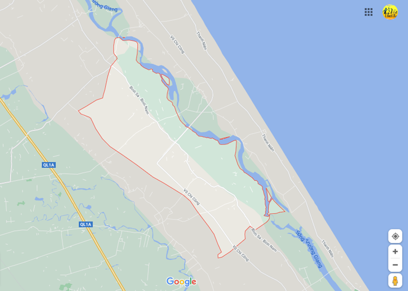 Hình ảnh vị trí địa lý tại Bình sa, Thăng bình, Quảng nam