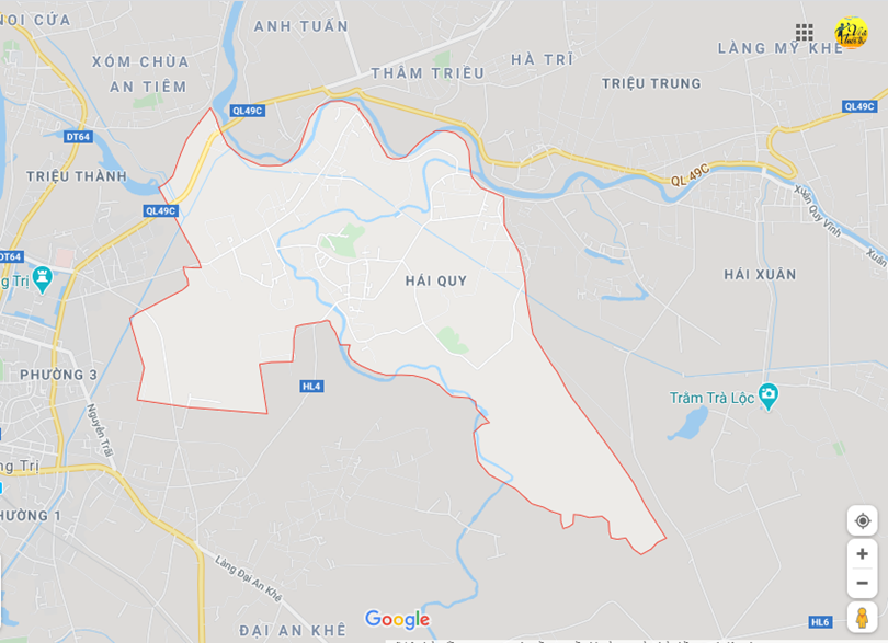 Hình ảnh vị trí địa lý tại Hải quy, Hải lăng, Quảng trị