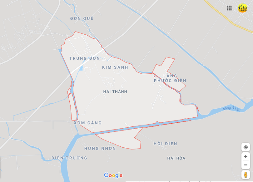 Hình ảnh vị trí địa lý tại Hải thành, Hải lăng, Quảng trị