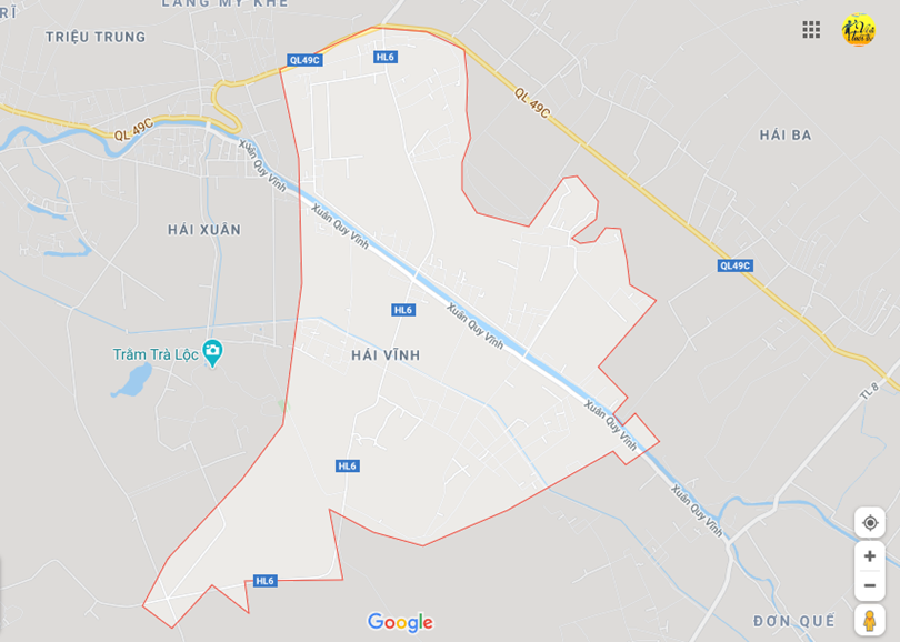 Hình ảnh vị trí địa lý tại Hải vĩnh, Hải lăng, Quảng trị