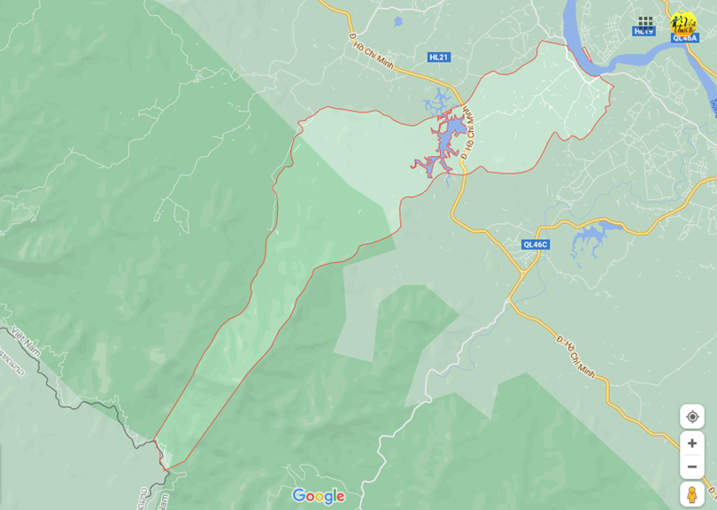 Ảnh bản đồ tại Thanh an, Thanh chương, Nghệ an 