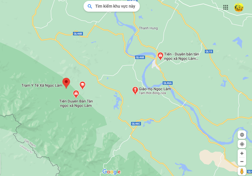 Ảnh bản đồ tại Ngọc lâm, Thanh chương, Nghệ an