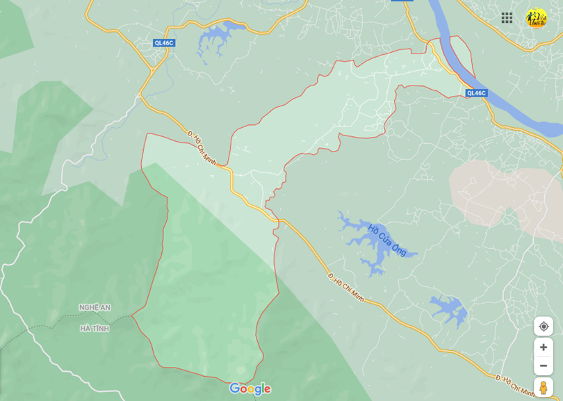 Ảnh bản đồ tại Thanh hà, Thanh chương, Nghệ an