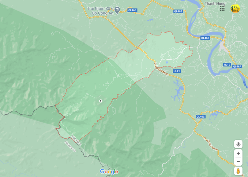 Ảnh bản đồ tại Thanh hương, Thanh chương, Nghệ an