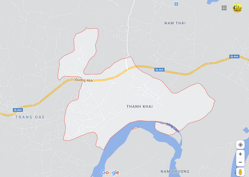 Ảnh bản đồ tại Thanh khai, Thanh chương, Nghệ an