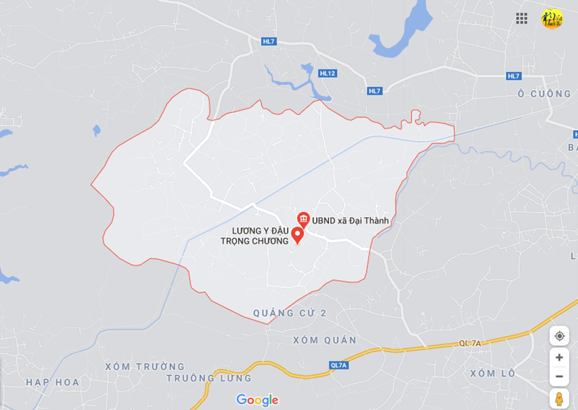 Hình ảnh vị trí địa lý tại Đại thành, Yên thành, Nghệ an