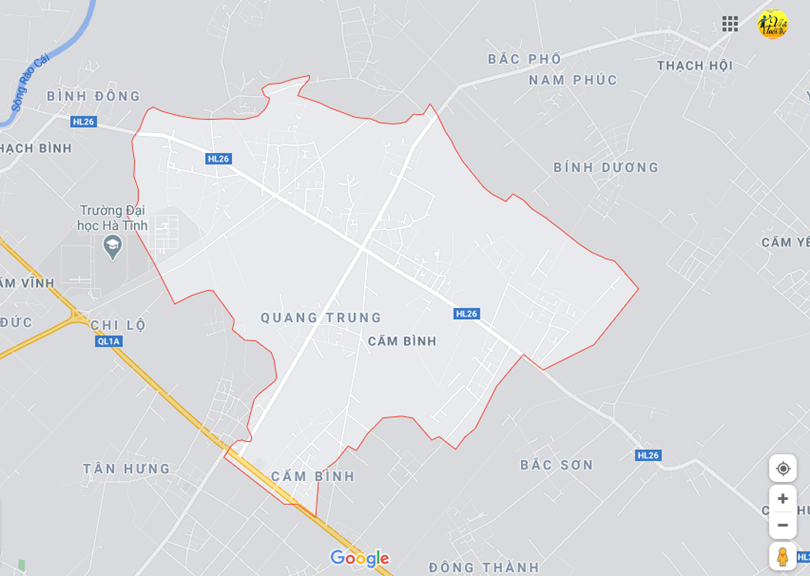 Hình ảnh vị trí địa lý tại Cẩm bình, Cầm xuyên, Hà tĩnh