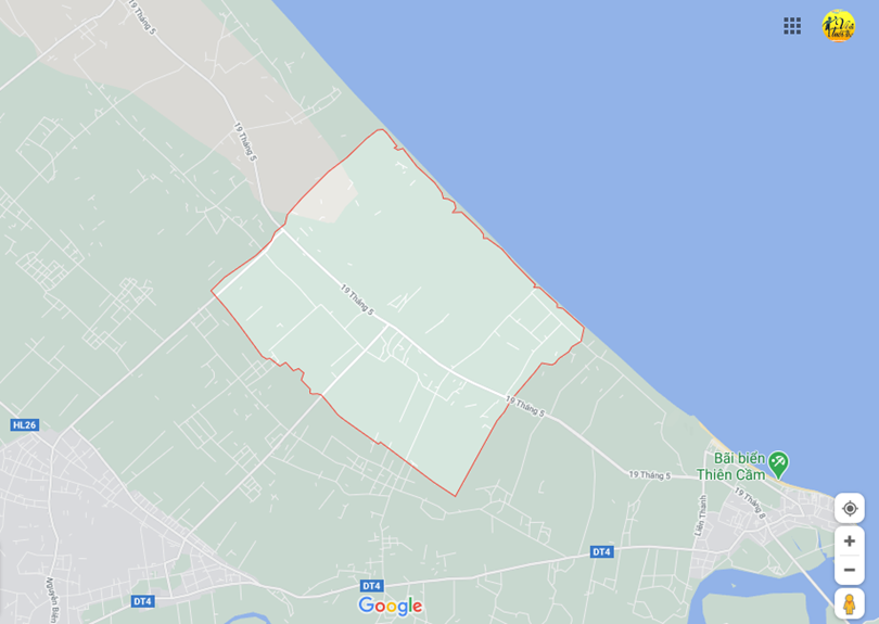 Hình ảnh vị trí địa lý tại Cẩm dương, Cầm xuyên, Hà tĩnh