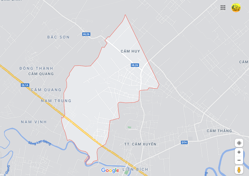 Hình ảnh vị trí địa lý tại Cẩm huy, Cầm xuyên, Hà tĩnh