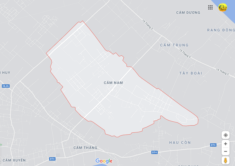 Hình ảnh vị trí địa lý tại Cẩm nam, Cầm xuyên, Hà tĩnh