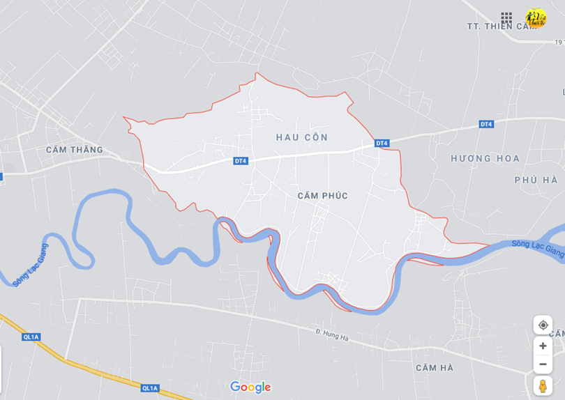 Hình ảnh vị trí địa lý tại Cẩm phúc, Cầm xuyên, Hà tĩnh