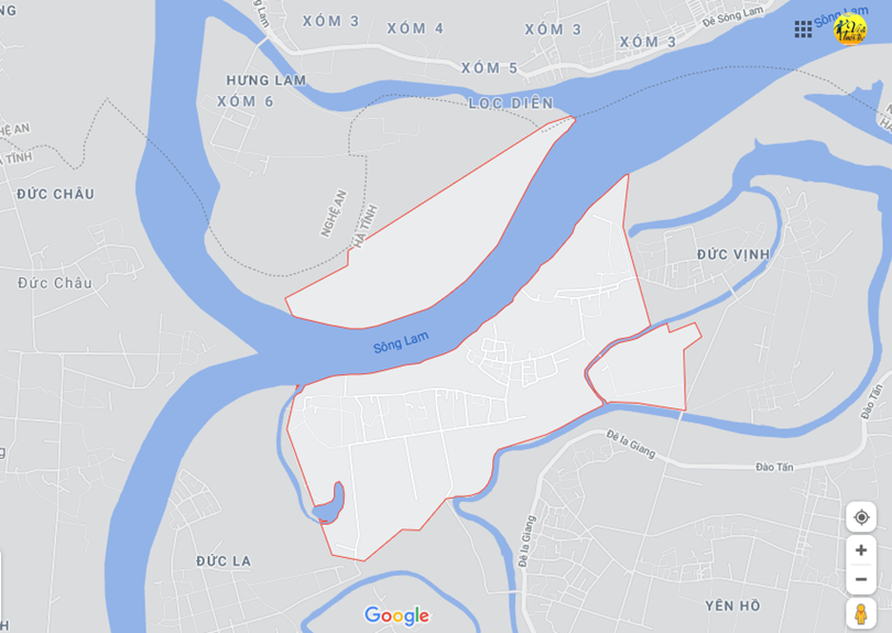 ảnh vị trí địa lý tại Đức quang, Đức thọ, Hà tĩnh