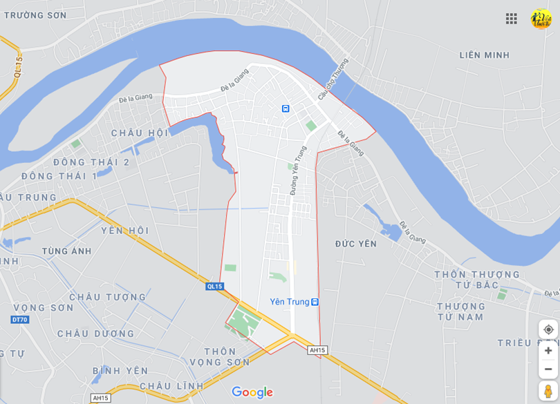 ảnh vị trí địa lý tại thị trấn Đức thọ, Đức thọ, Hà tĩnh