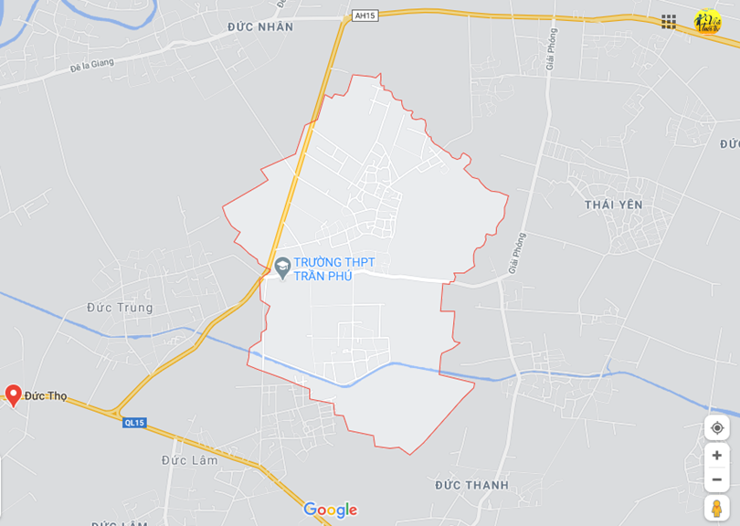 ảnh vị trí địa lý tại Đức thủy, Đức thọ, Hà tĩnh