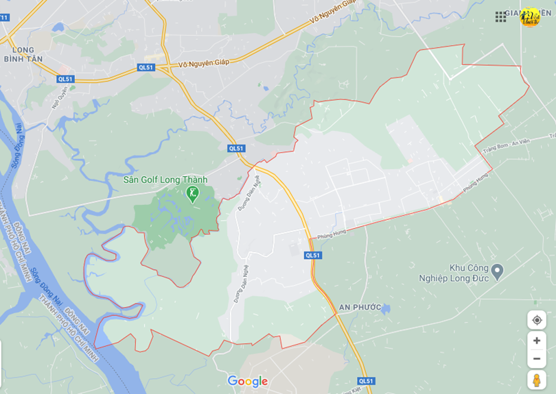 Hình ảnh vị trí địa lý tại phường Tam phước, Biên hòa, Đồng nai