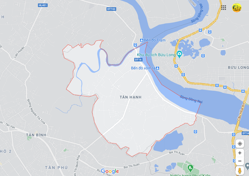 Hình ảnh vị trí địa lý tại phường phường Tân hạnh, Biên hòa, Đồng nai