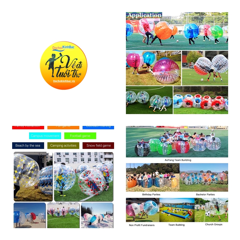 bóng đụng hơi hấp dẫn mọi lứa tuổi