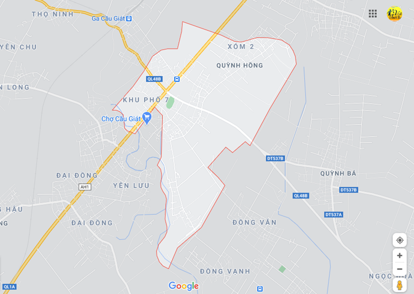 Hình ảnh vị trí địa lý tại Quỳnh hồng, Quỳnh lưu, Nghệ an