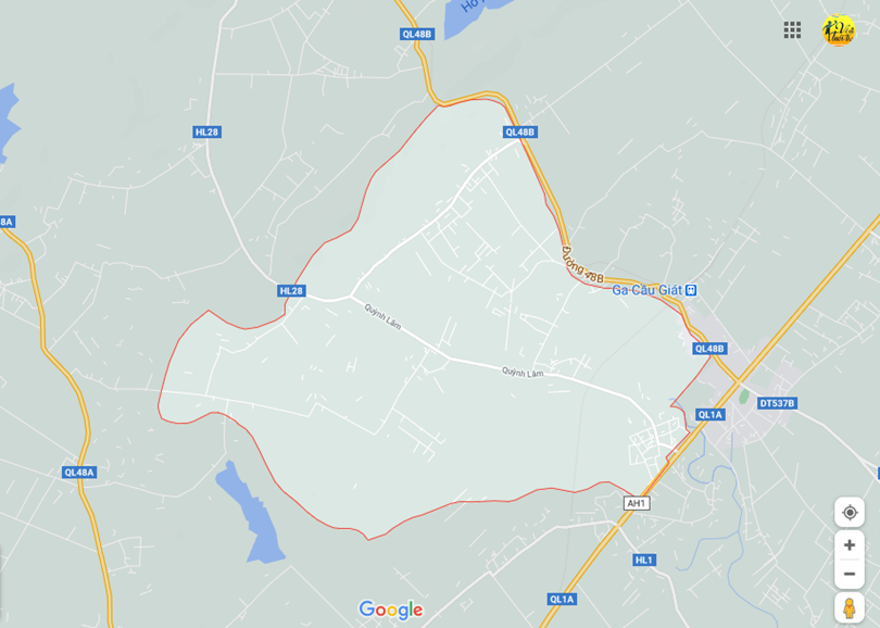 Hình ảnh vị trí địa lý tại Quỳnh lâm, Quỳnh lưu, Nghệ an