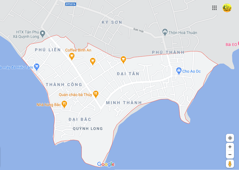 Hình ảnh vị trí địa lý tại Quỳnh long, Quỳnh lưu, Nghệ an