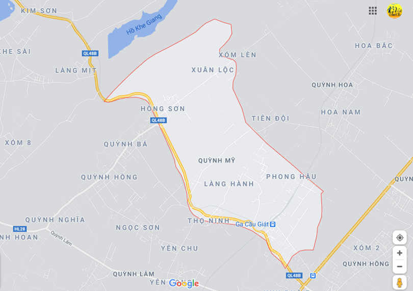 Hình ảnh vị trí địa lý tại Quỳnh mỹ, Quỳnh lưu, Nghệ an