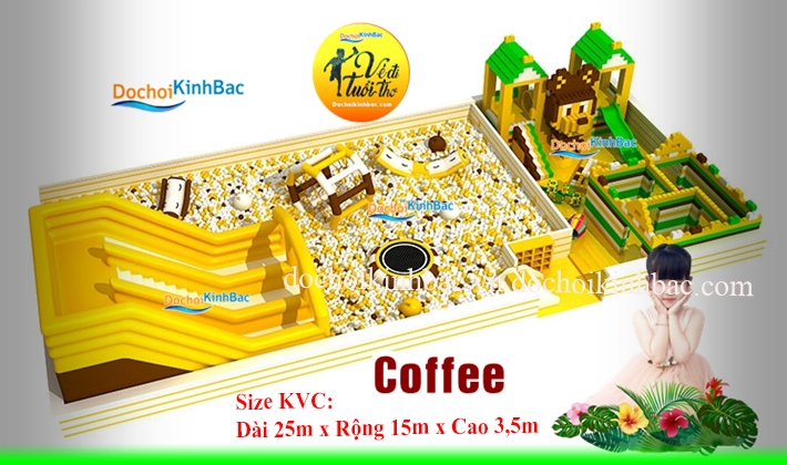 Nhà liên hoàn nhà bóng rộng lớn