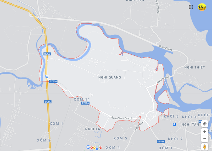 Hình ảnh vị trí địa lý tại Nghi quang, Nghi lộc, Nghệ an