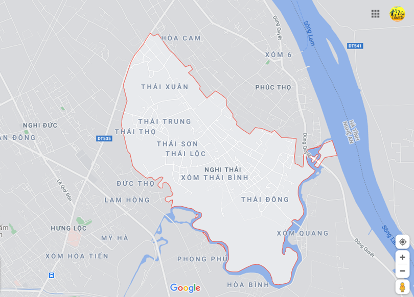 Hình ảnh vị trí địa lý tại Nghi thái, Nghi lộc, Nghệ an