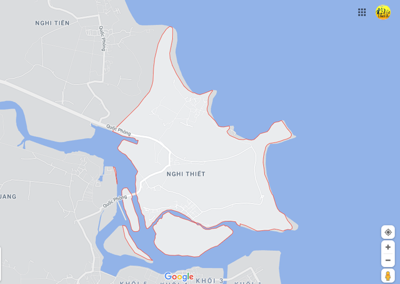 Hình ảnh vị trí địa lý tại Nghi thiết, Nghi lộc, Nghệ an