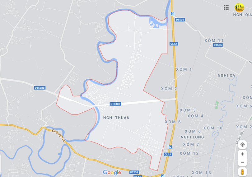 Hình ảnh vị trí địa lý tại Nghi thuận, Nghi lộc, Nghệ an