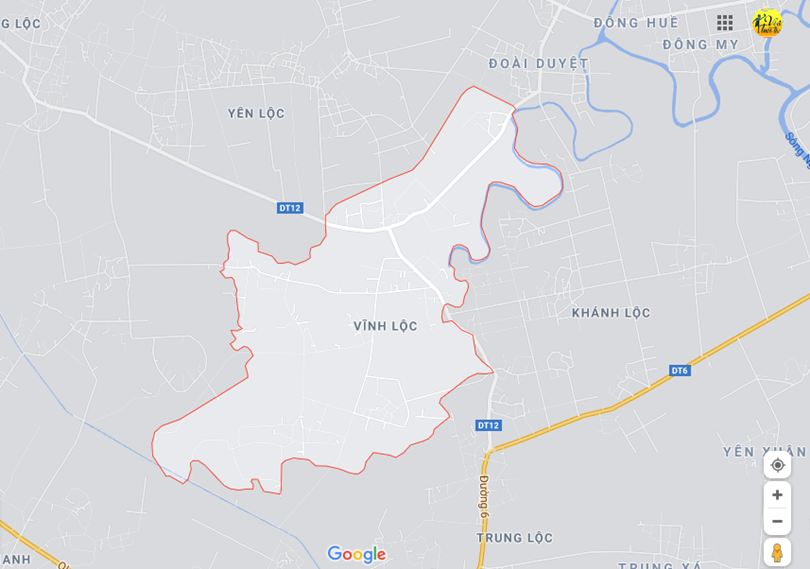 Hình ảnh vị trí địa lý tại Vĩnh lộc, Can lộc, Hà tĩnh