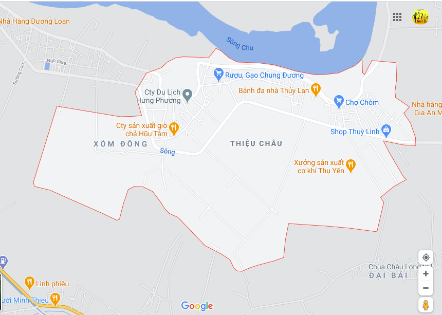 Hình ảnh vị trí địa lý tại Thiệu châu, Thiệu hóa, Thanh hóa