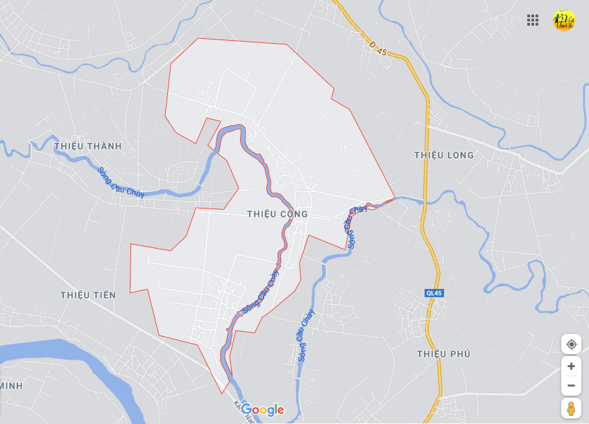 Hình ảnh vị trí địa lý tại Thiệu công, Thiệu hóa, Thanh hóa