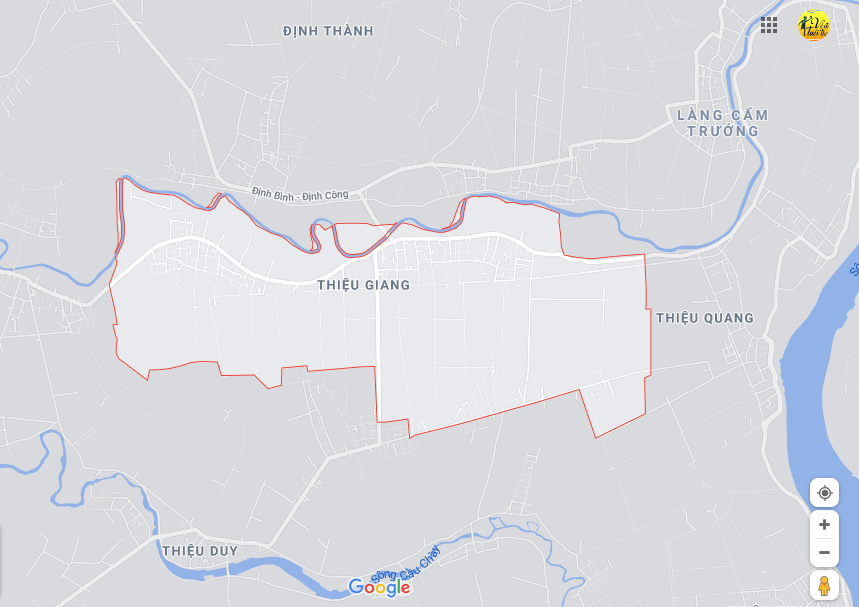 Hình ảnh vị trí địa lý tại Thiệu giang, Thiệu hóa, Thanh hóa